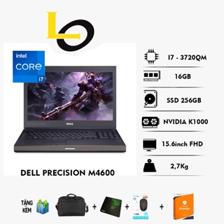 Laptop Đồ Hoạ Máy Trạm Dell M4700 Core i7 Ram 16Gb SSD 256 Card Rời Màn IPS