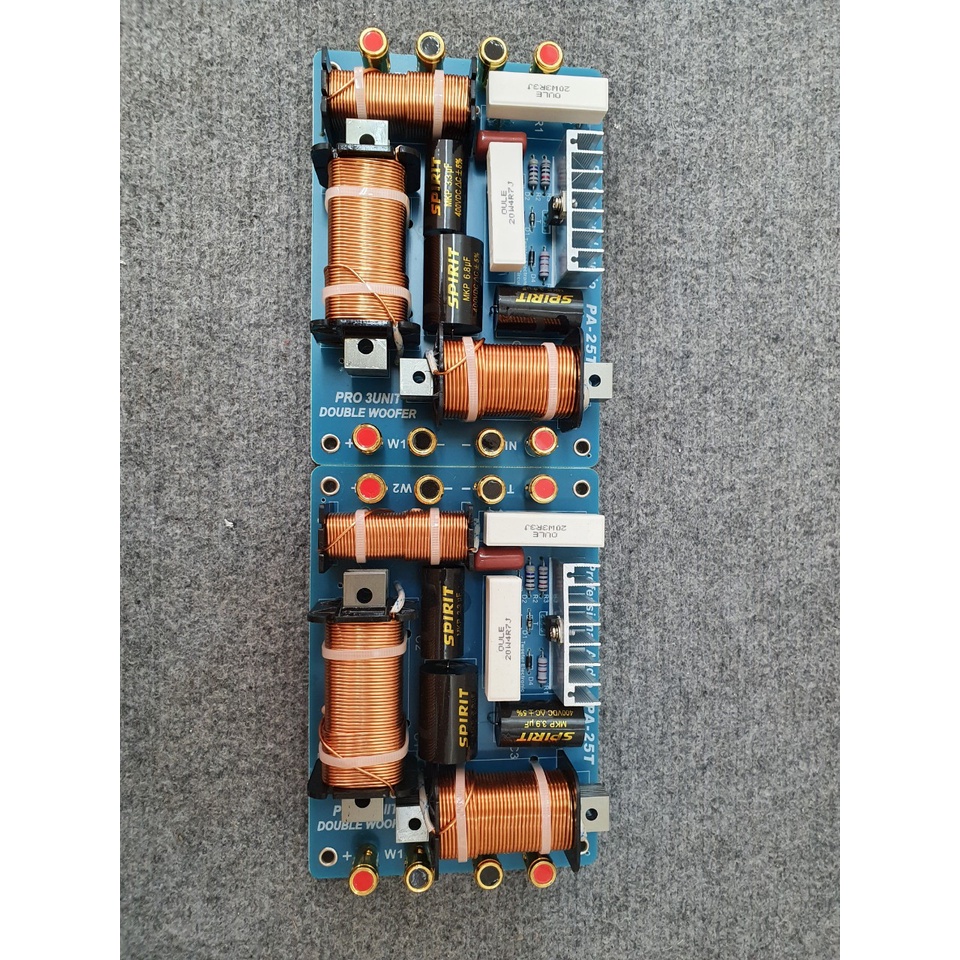 Mạch Phân Tần Full Đôi Cao Cấp PA-25T Sử Dụng Loa 2 Bass 1Trebe