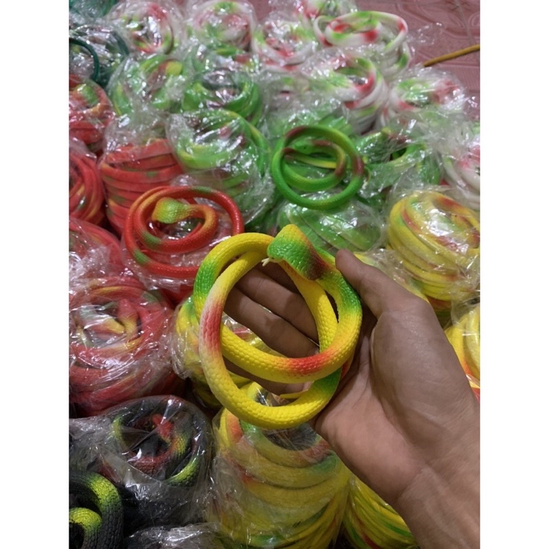 Rắn Giả Cao Su Như Thật, Đồ Chơi Troll Độc Đáo dài 65cm