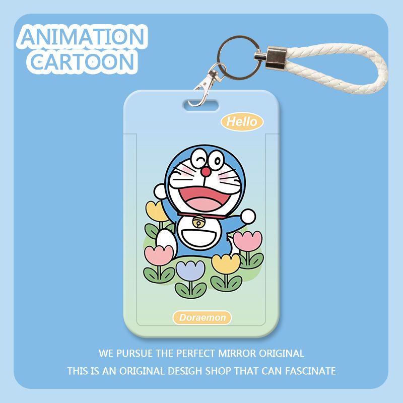 Ví Đựng Thẻ / Vòng Đeo Tay Họa Tiết Mèo Máy Doraemon Dễ Thương