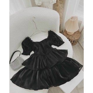 ĐẦM BABYDOLL TẦNG CỔ U