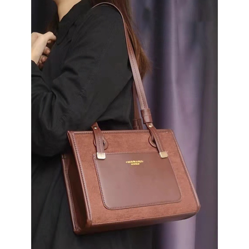 Túi Xách Nữ Vải Nhung Phong Cách Retro Thời Trang Mới