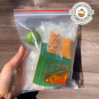 Bánh tráng phơi sương muối nhuyễn sa tế hành phi-