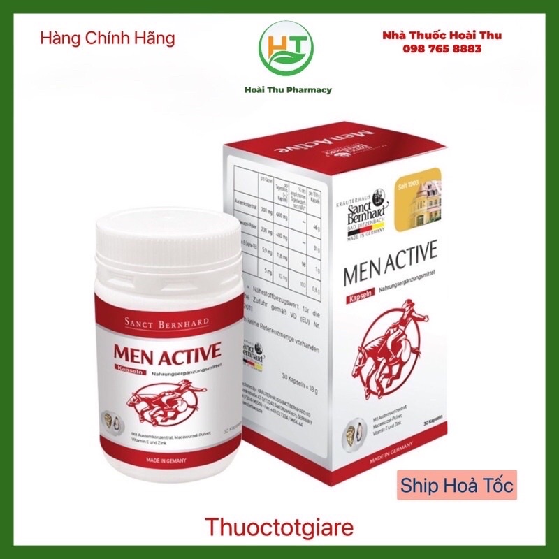 Man Active kapseln - Hỗ trợ tăng cường sinh lý nam ,cải thiện sinh lý nam giới