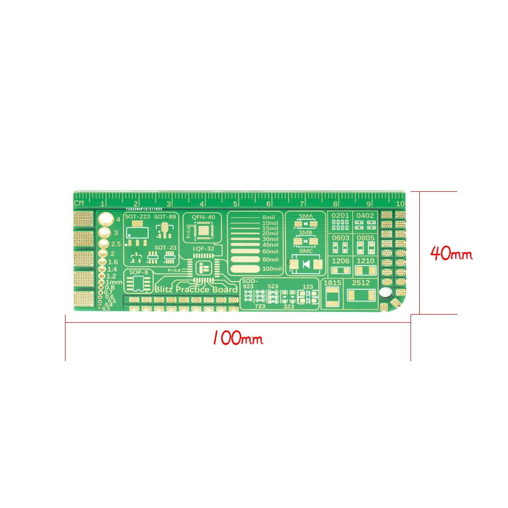 Bảng Mạch Hàn IFlight 100x40mm BLITZ PCB Chuyên Dụng Cho Người Mới Bắt Đầu
