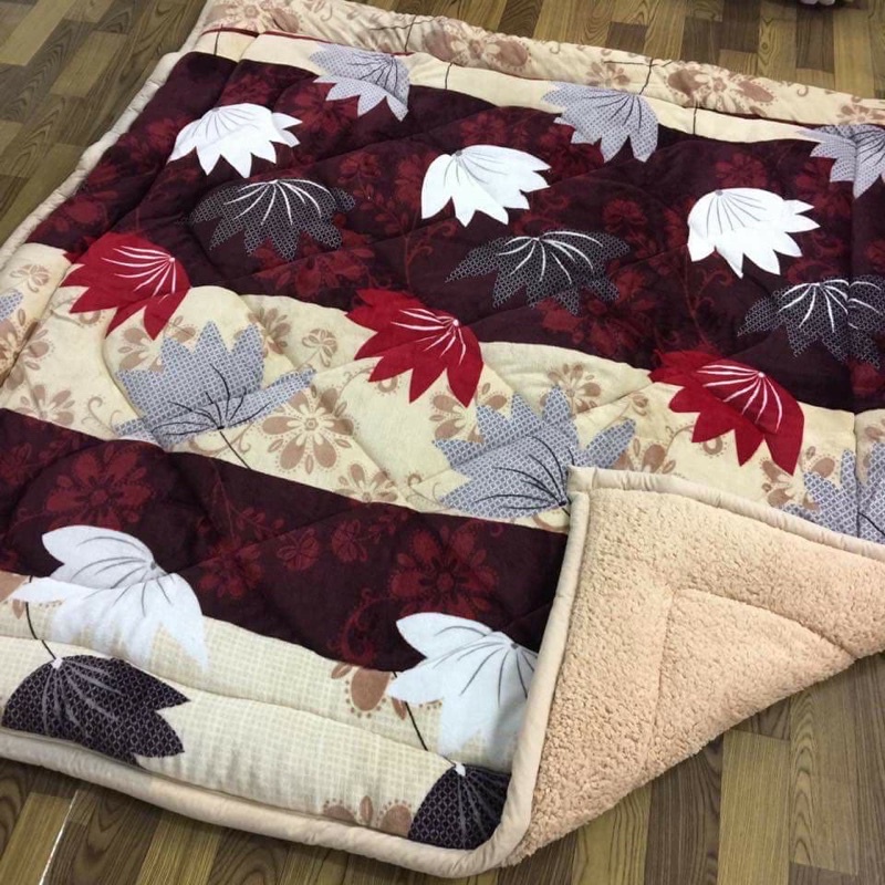 Chăn Lông Cừu Đại Hàn Loại 1 dày nặng 2.5kg Siêu Ấm