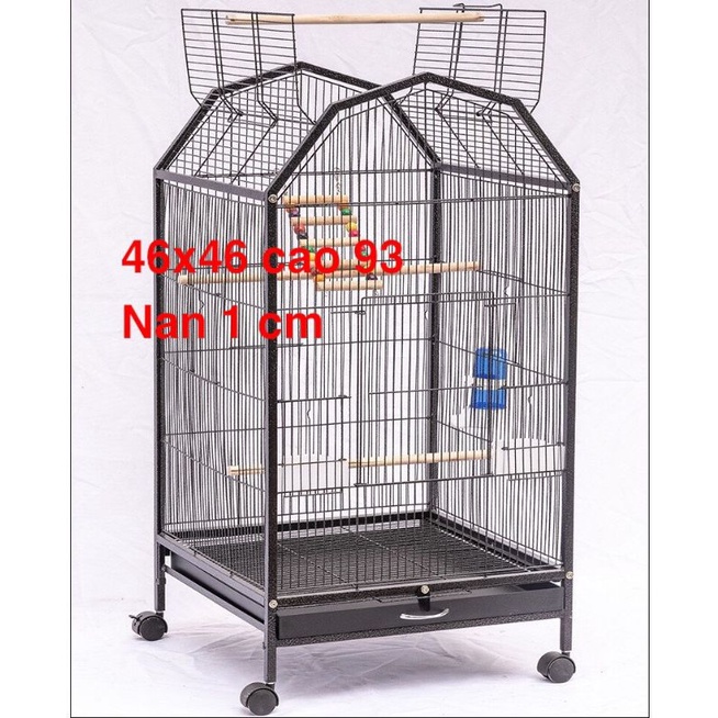 Lồng nuôi chim, vẹt sơn tĩnh điện