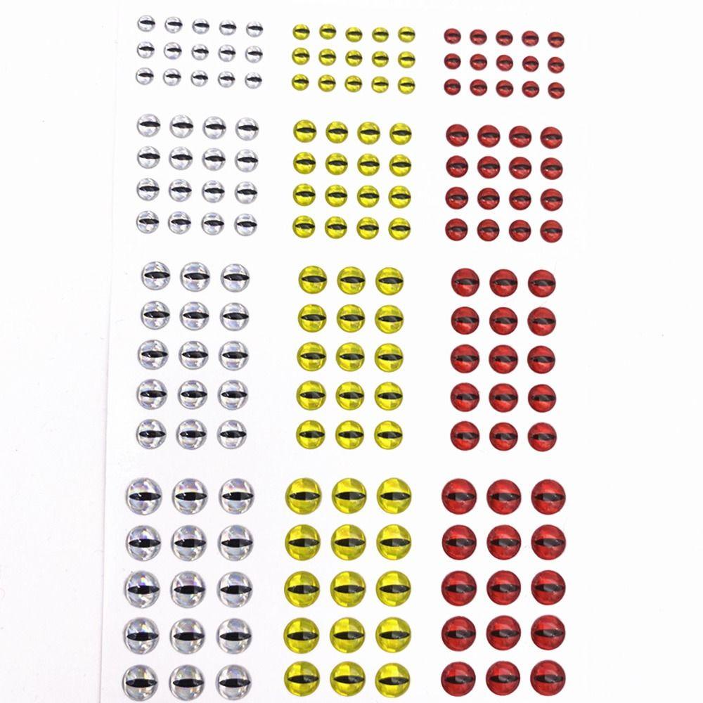 MAYSHOW Set 546 Mắt Cá Giả Gắn Mồi Câu