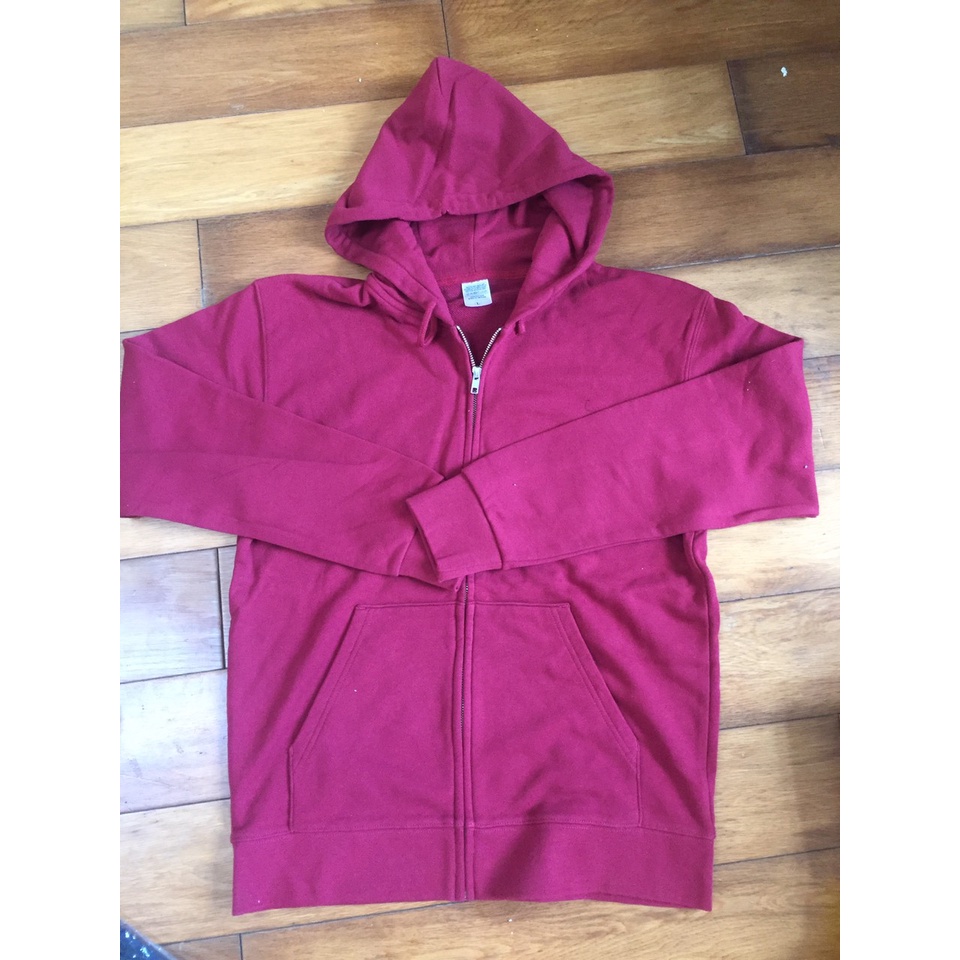 Áo khoác nỉ XUẤT HÀN có mũ, bo gấu, chất đanh lì, khoá kéo kim loại