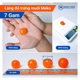 [ƯU ĐÃI] COMBO 2 TÚI Lòng đỏ trứng vịt muối cỡ NHỎ 7gram (50 trứng/túi hút chân không)