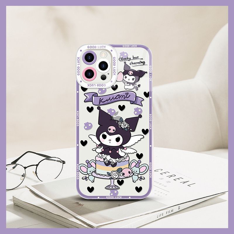 SANRIO Ốp Điện Thoại TPU Mềm Chống Sốc In Hình Hoạt Hình Cho IPhone 14 12 PRO mini 11 PRO Max 13 PROMAX Xs Max XR 7 8 Plus
