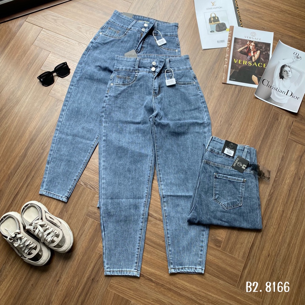 Quần jean nữ baggy dáng boy, boyfriend nữ