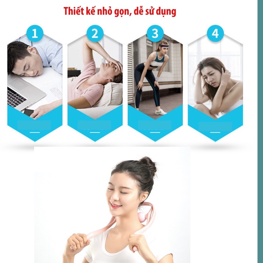 Dụng Cụ Massage Cầm Tay Đa Năng, Massage Cổ Vai Gáy, Chất Liệu Nhựa Nguyên Sinh An Toàn Cho Da