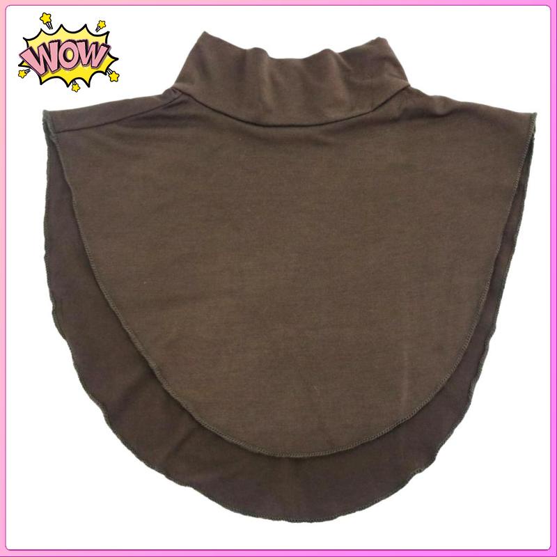 Cổ Áo Rời Cổ Lọ Màu Xanh Lá Cây Cho Nữ
