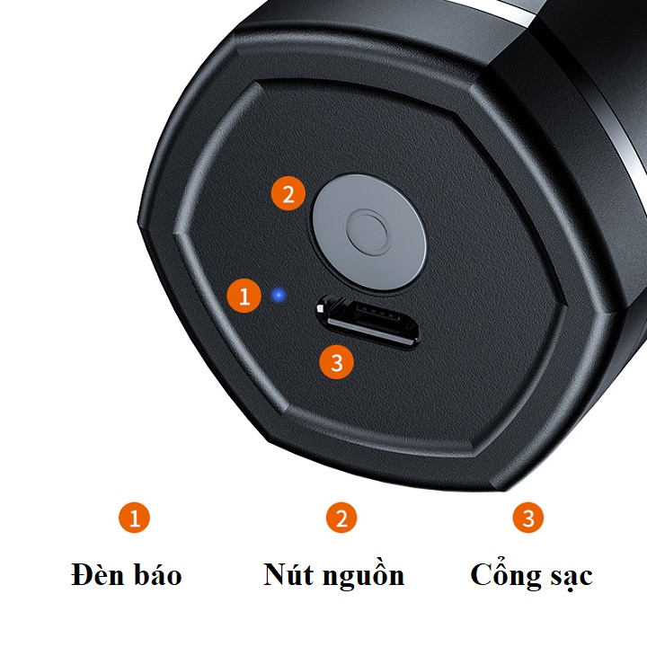 Máy cạo râu mini cao cấp YD-901 hàng chính hãng, lưỡi dao tự mài, nhỏ gọn mang đi du lịch - Hàng nhập khẩu