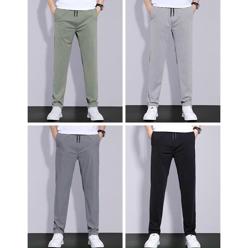 Quần Gió Dài Nam Chất gió Siêu Nhẹ Phong Cách Thể Thao