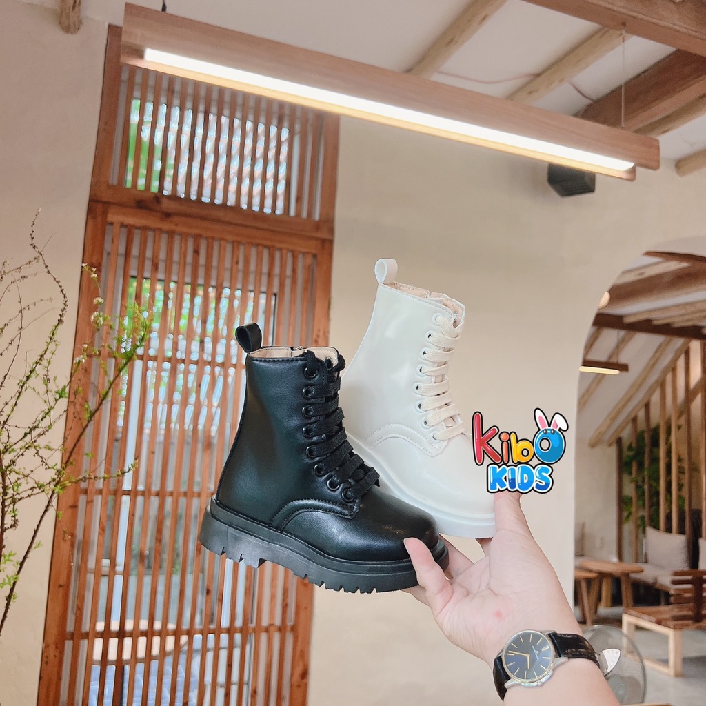 Bốt Cho Bé - Giày Bốt Da PU siêu mềm cao cổ xinh xắn BOT558