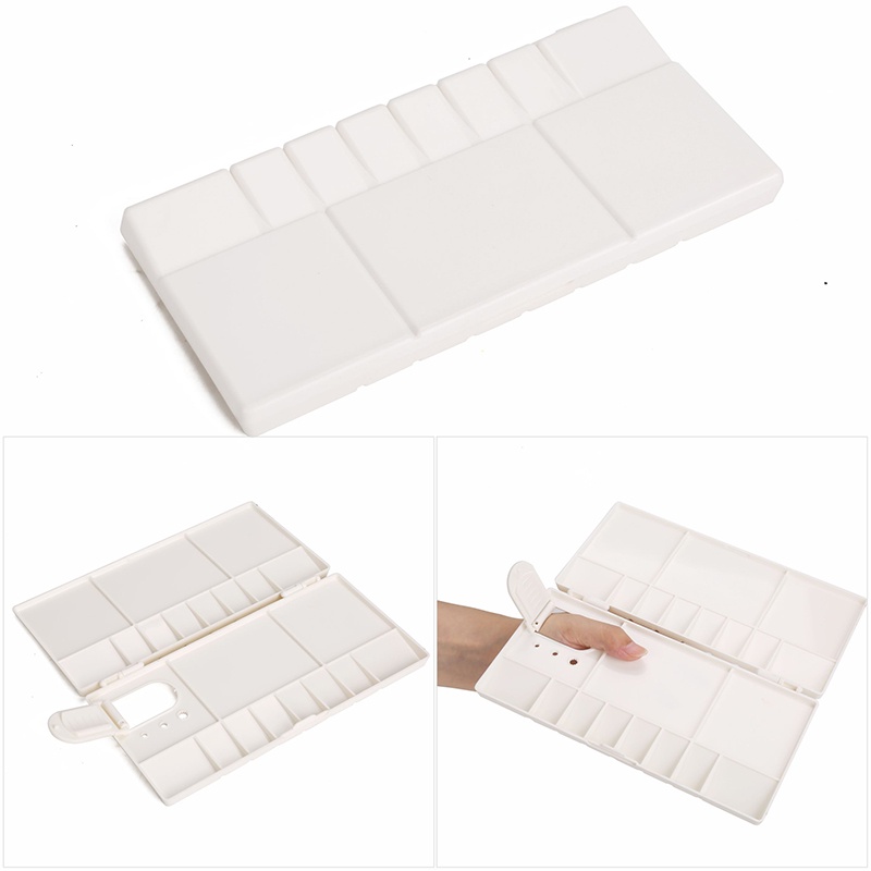 Khay Pha Màu Palette Pha Màu Đôi 33 Ngăn Có Nắp Gập