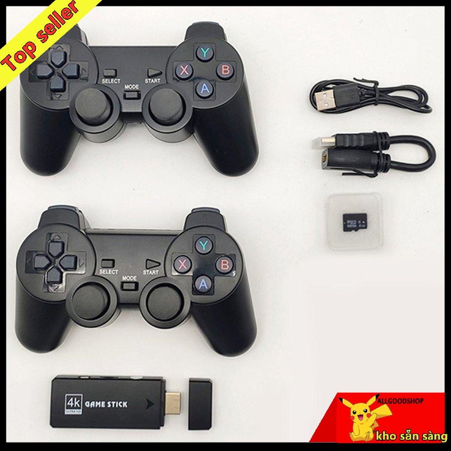 Game Stick 4k, Máy Chơi Game Cầm Tay Không Dây Cổ Điển 2.4G 10000+ / 3500+ Trò Chơi
