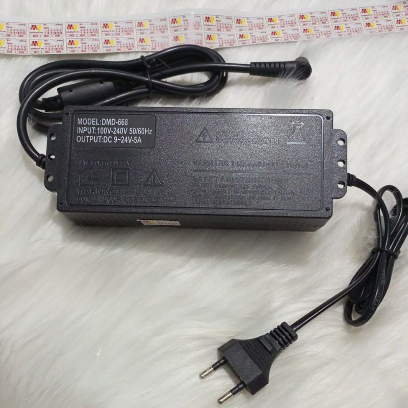Sạc đa năng DMD-866 9-24V/5A, 34 chân sạc đa năng rời. Bảo hành 12 tháng