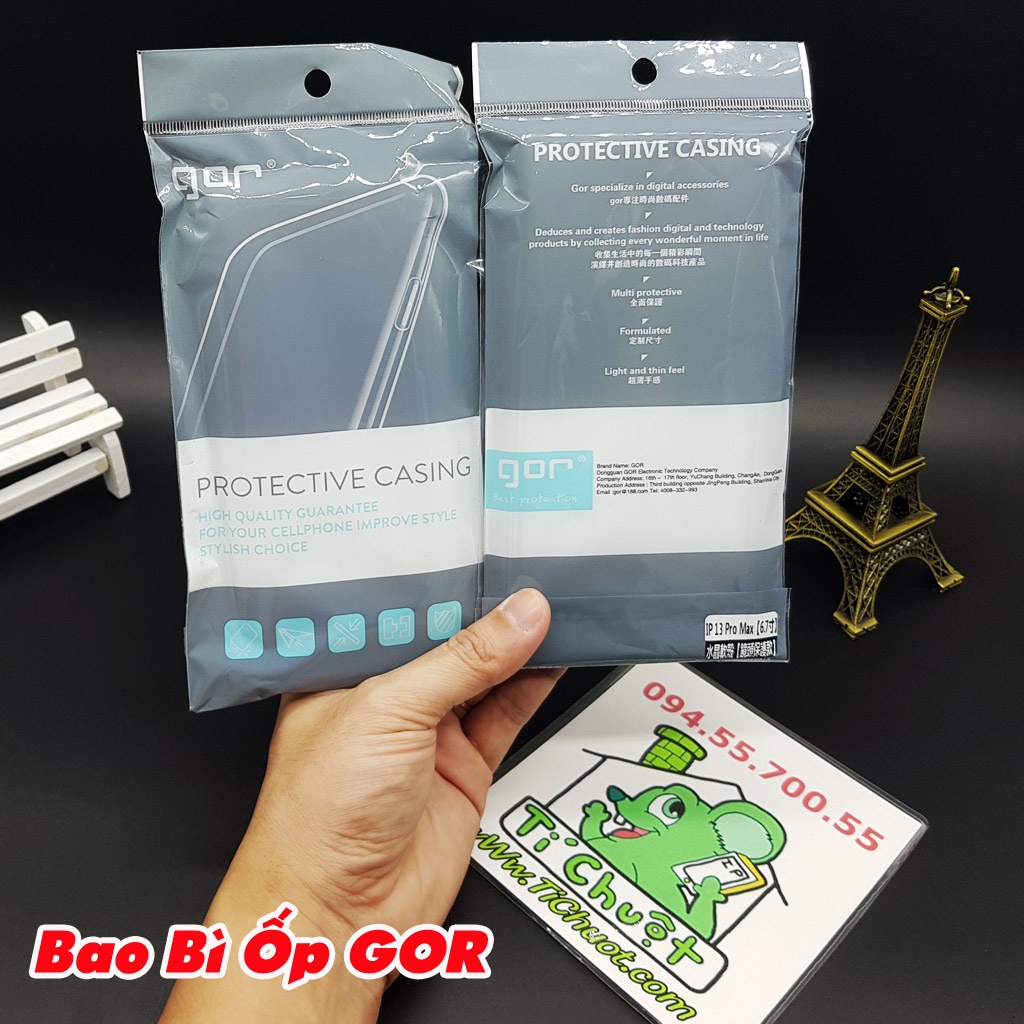 [Chính Hãng GOR-Ảnh Thật] Ốp lưng Samsung A90 5G Silicon Dẻo Trong Suốt