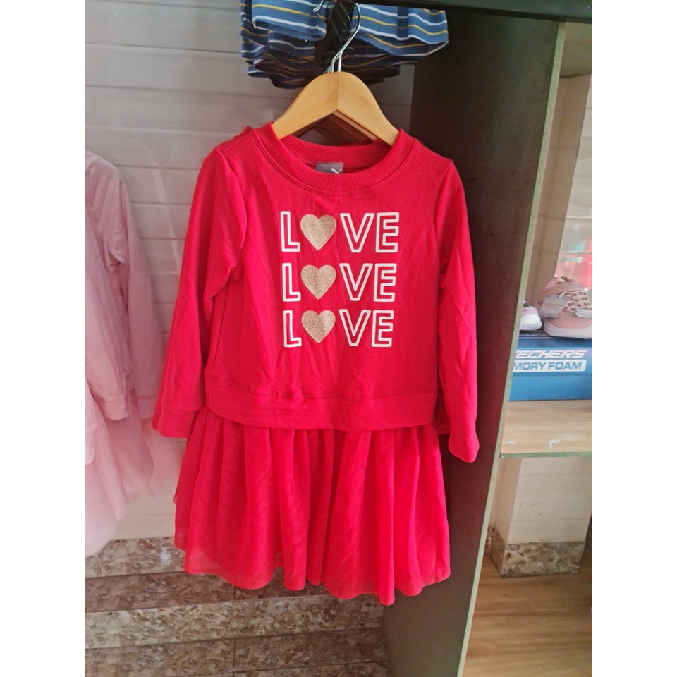 Đầm bé gái tết váy tết cho bé gái size đại thun cotton màu đỏ hồng xinh xắn mặc lễ tết