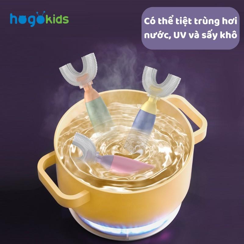 Bàn Chải Silicone Hogokids Chữ U Đầu Chải Có Thể Thay Thế Tiện Lợi Cho Bé Từ 6m - Nhiều Màu Sắc - Timikid