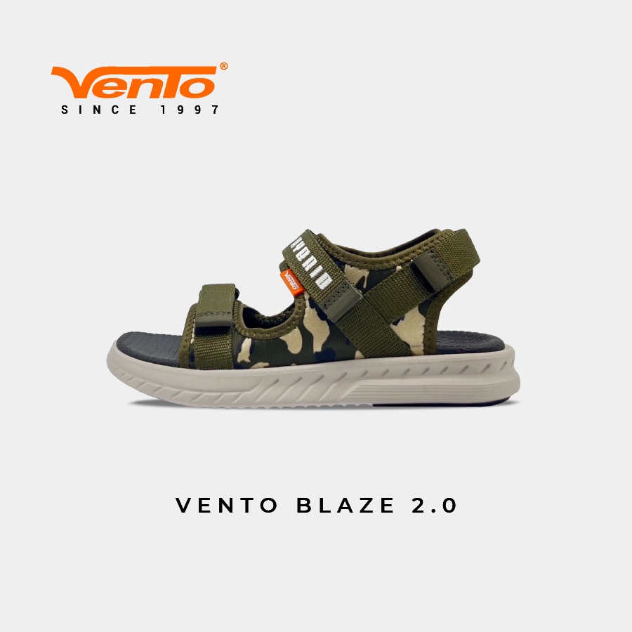 Giày dép Sandal Vento BLAZER 2.0 Trẻ em màu KAKI CAMO/ĐEN đi học/đi chơi
