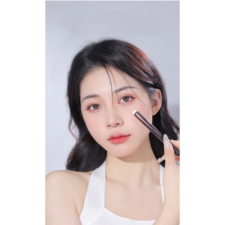 Cọ Trang Điểm, Cọ Tán Son Môi Đầu Tròn Siêu Mịn Cho Nữ