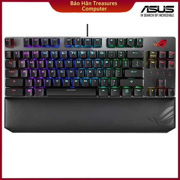 Bàn phím Asus ROG Strix Scope NX TKL Deluxe Red/Blue - Hàng Chính Hãng