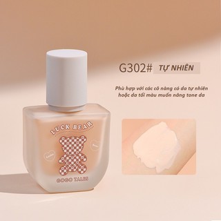  Kem nền trang điểm gấu dạng lỏng GoGo Tales GT383 💄💄💄 che khuyết điểm kiềm dầu Cheer Time GT383 nội địa trung 
