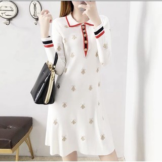 váy xoè len quảng  châu cao cấp