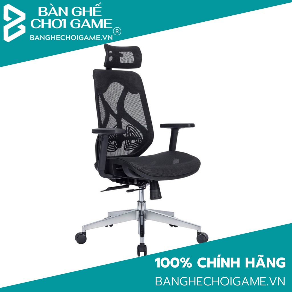 Ghế công thái học E-Dra EEC227 Black - Hàng chính hãng