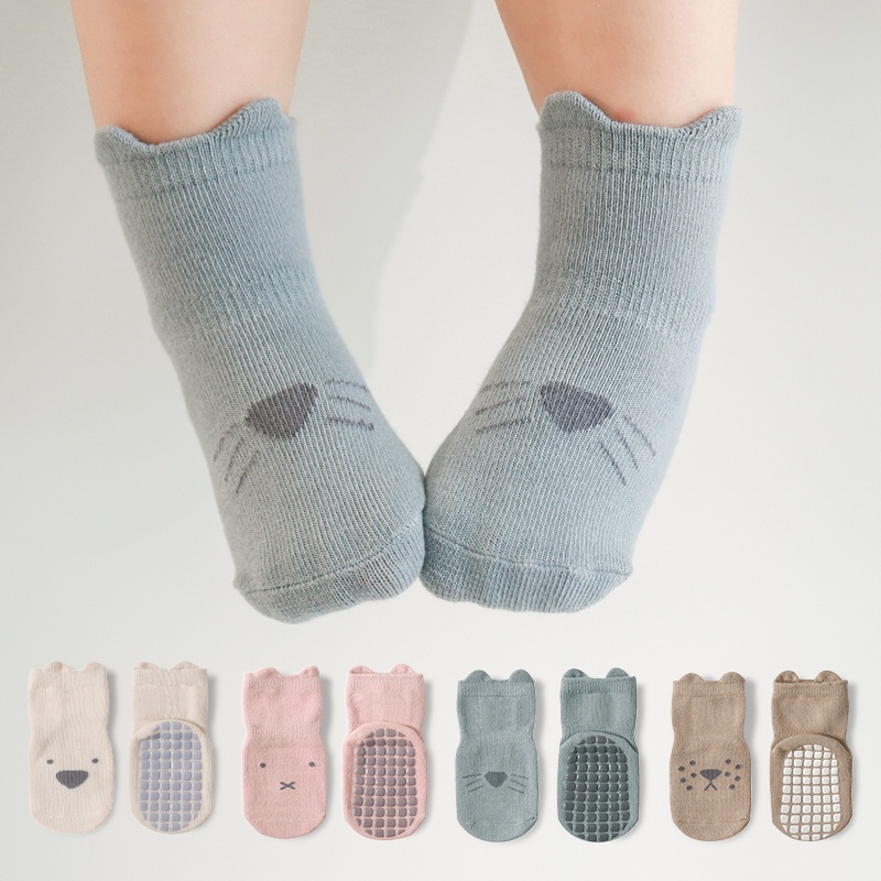 Tất/vớ chống trơn trượt cho bé họa tiết đáng yêu nhãn NEMO BABY chất vải thoáng khí TL04