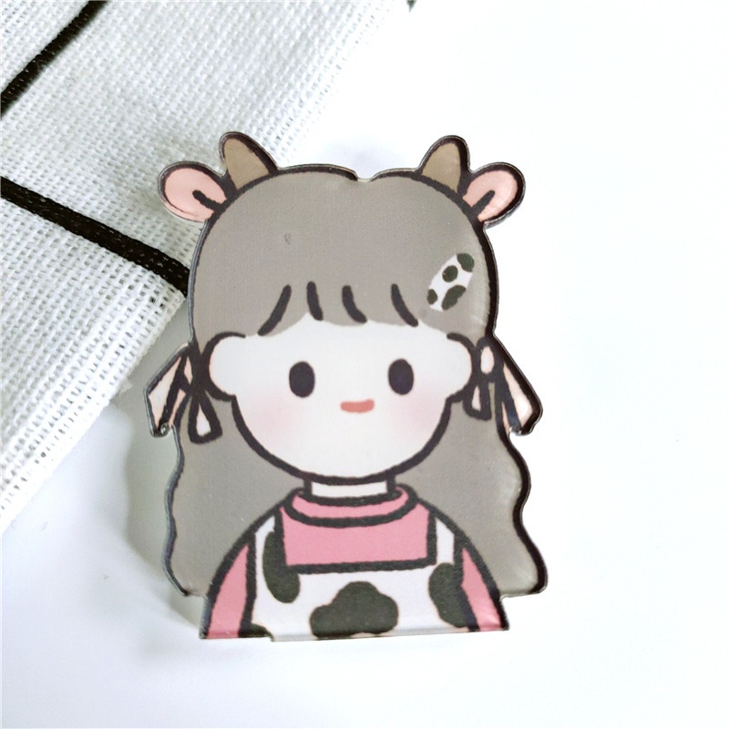 Sticker, ghim cài, phụ kiên balo siêu đáng yêu