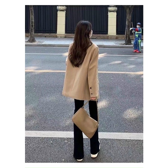 Áo khoác vest phối nút phong cách tây sang trọng thoáng mát TRIPBLE T DRESS - size M/L/XL