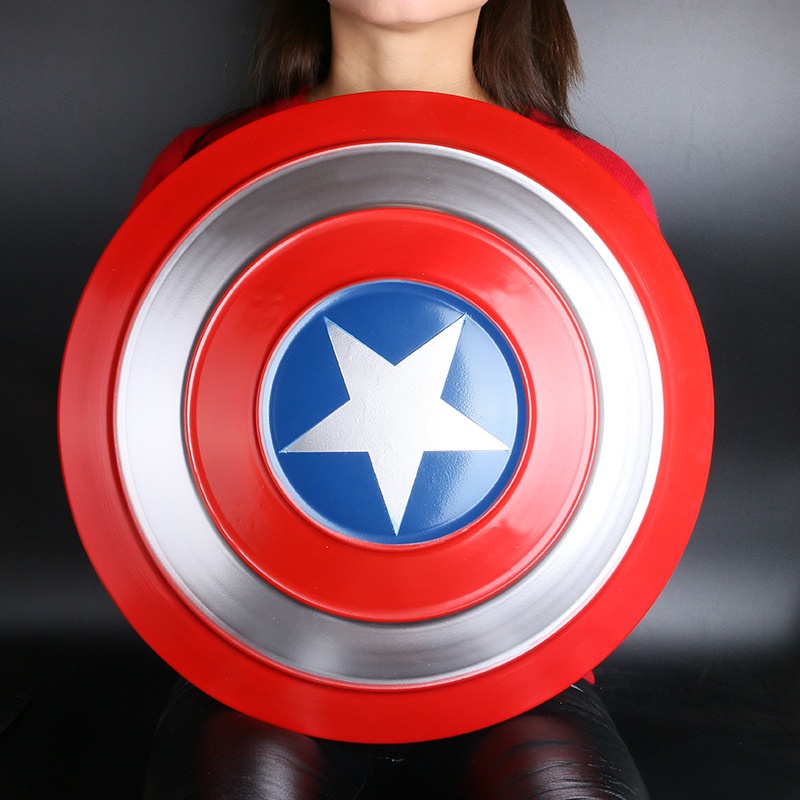 Khiên Captain America Chất Liệu Hợp Kim Tỉ Lệ 1-1, Khiên Đội Trưởng,Đồ chơi nhập vai siêu anh hùng Marvel Siêu Đẹp