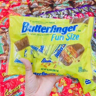 Thanh kẹo ButterFinger Peanut crispety crunchety bánh Butter Finger peanut butter Mỹ 289g