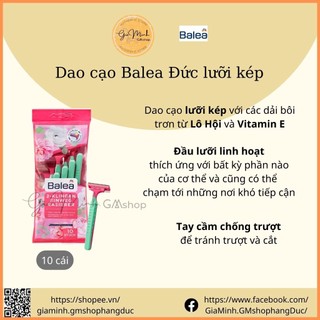 Dao Cạo Lưỡi Kép Balea - Nội địa Đức