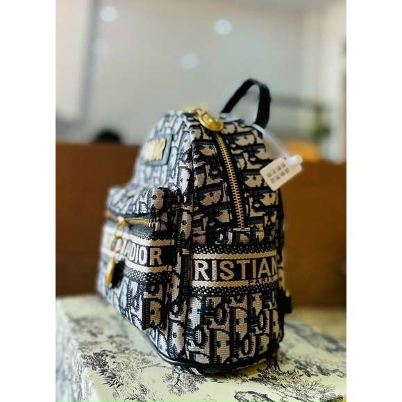 Balo Thời Trang Nữ Thổ Cẩm In Thêu Chữ Dáng Mềm