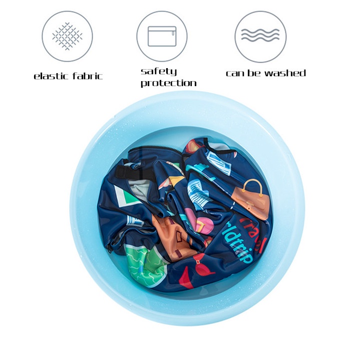 Vỏ Bọc Bảo Vệ Va Li Du Lịch 18-32 Inch In Hình Bản Đồ Thế Giới Dễ Thương Dày Dặn Co Giãn Mẫu 2022