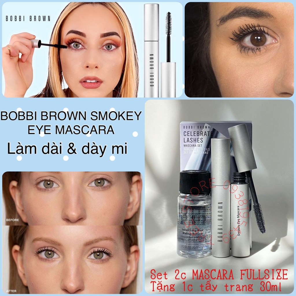 [PHÂN PHỐI CHÍNH HÃNG] Mascara làm dài dày mi Bobbi Brown Smokey Eye