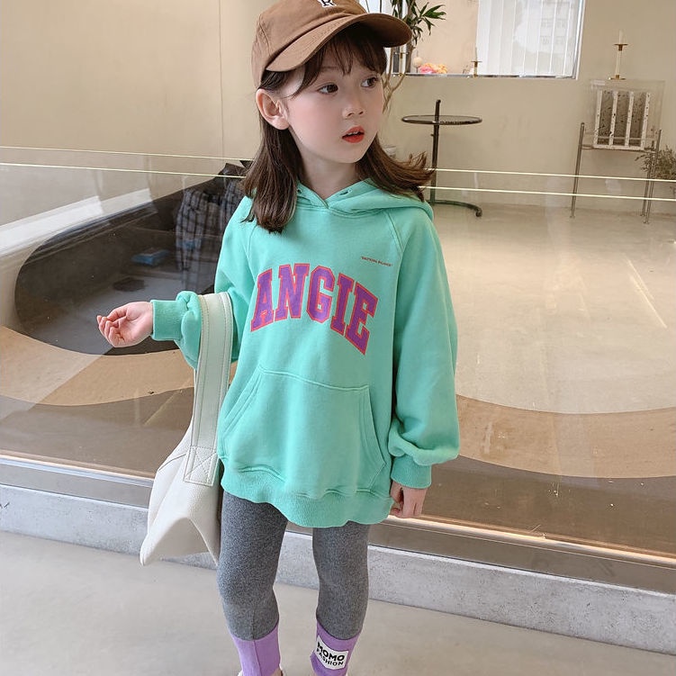 Áo Khoác Hoodie Thể Thao Dáng Rộng In Chữ Thời Trang Xuân Thu Hàn Quốc 2022 Mới