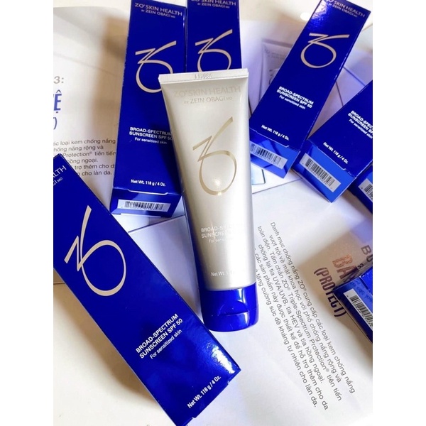 Kem chống nắng phổ rộng Zo Skin Health Broad Spectrum Sunscreen spf50
