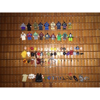 Phụ kiện lego cho nhân vật các loại,tóc nhân vật lego,đa dạng các phụ kiện lego.