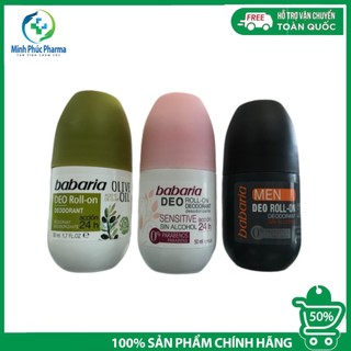Lăn khử mùi nách babaria lọ 50 ml - hàng nhập khẩu tây ban nha