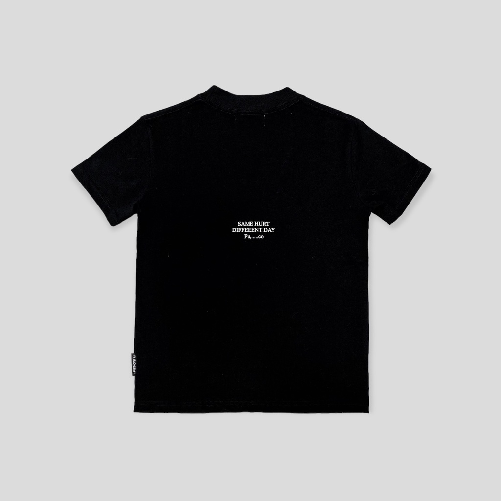 Áo thun Baby tee GASOLINE - Màu Đen - Nữ - Form Crop