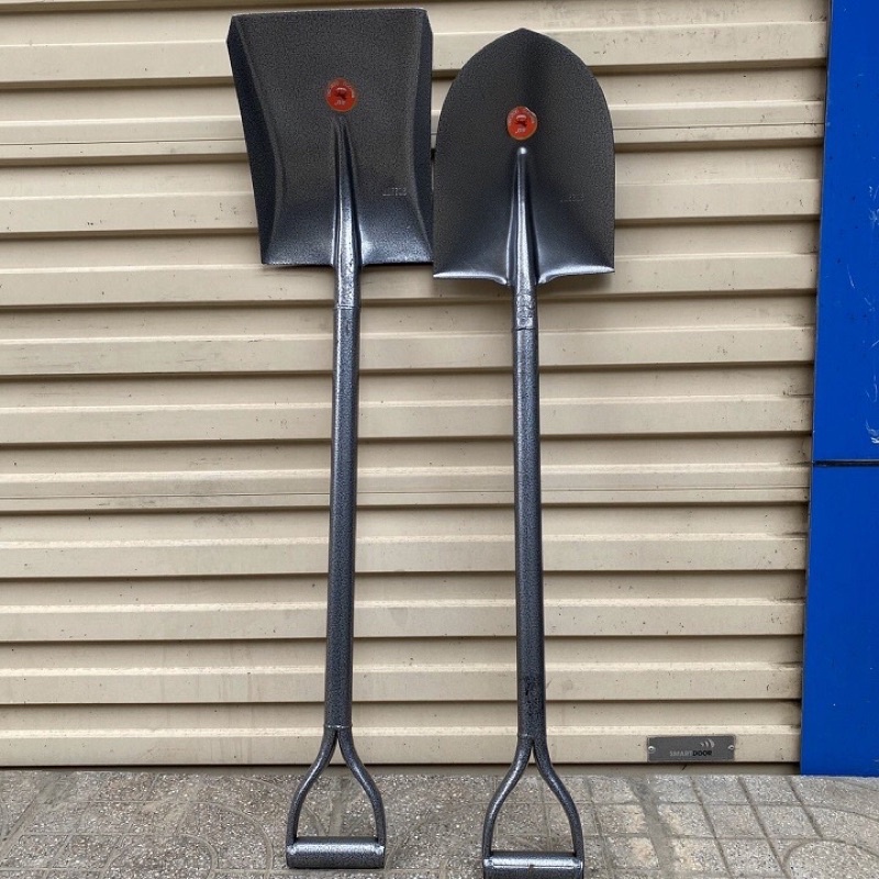 Xẻng  thép xúc đất làm vườn  đào đất đào cây cảnh cán có  tay cầm  chuyên dụng