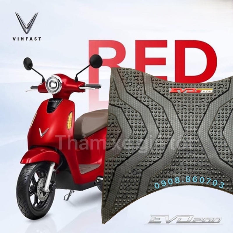 Thảm lót sàn xe, thảm xe máy điện Vinfast Evo 200