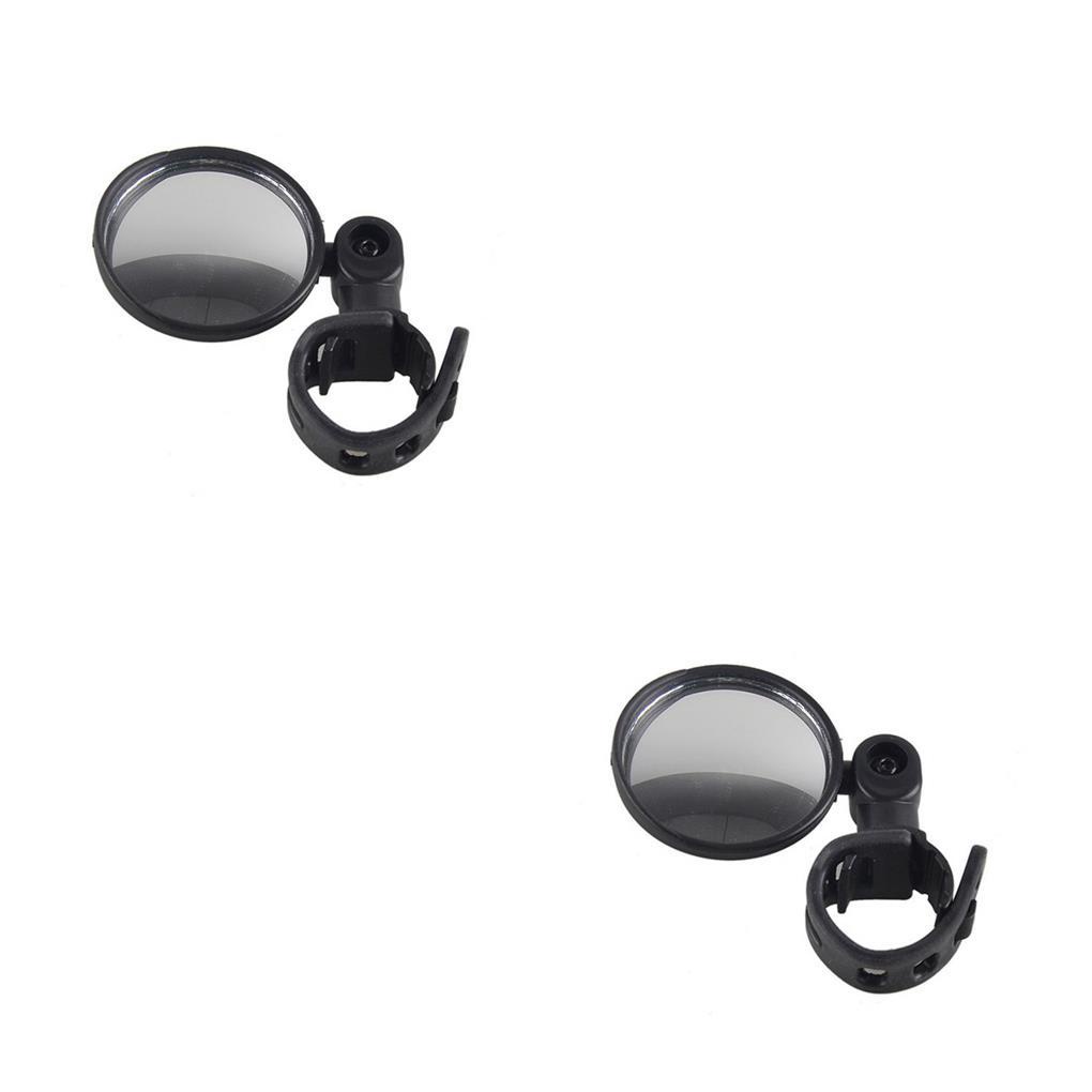 Bộ 2 Gương Chiếu Hậu Góc Rộng Gắn Tay Lái Xe Đạp Tùy Chỉnh Tiện Dụng